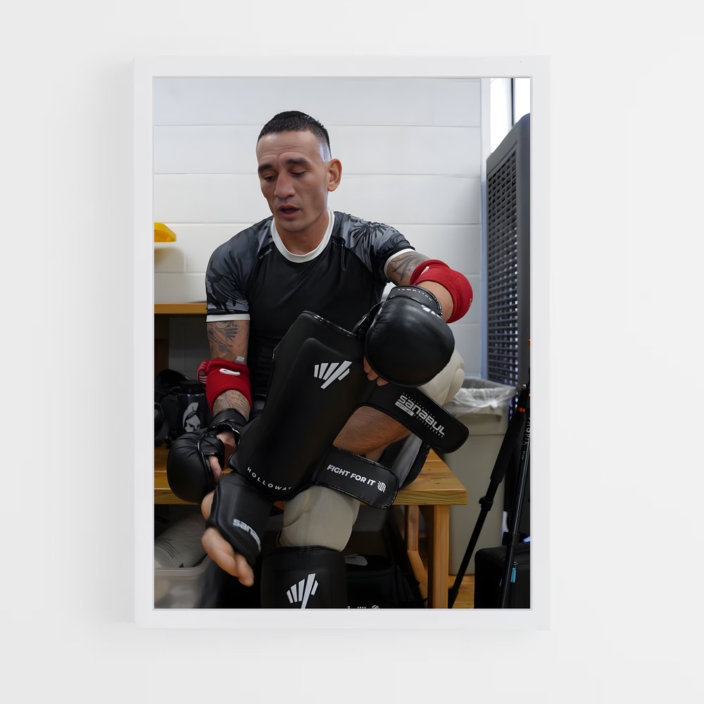 Poster Gant de Réflexion – affiche Muay Thai (vue 3)